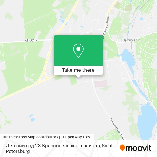 Детский сад 23 Красносельского района map