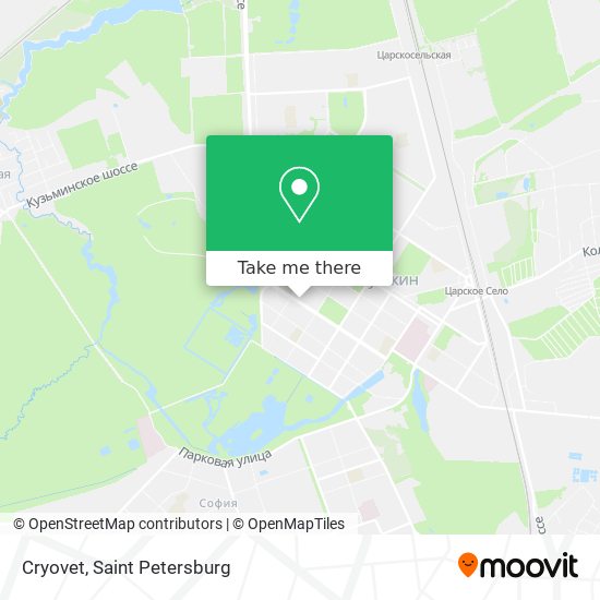 Cryovet map