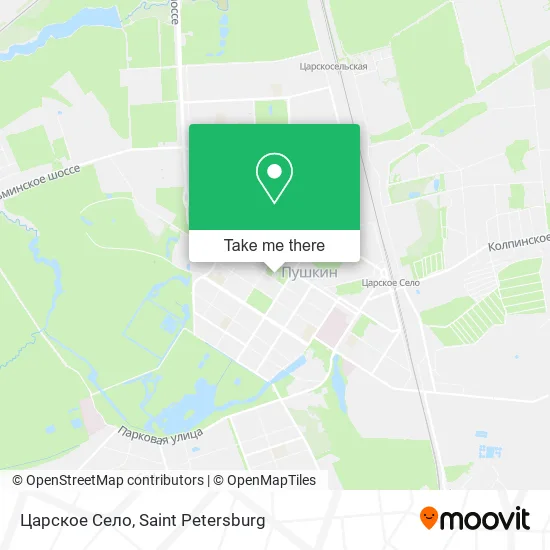 Царское Село map