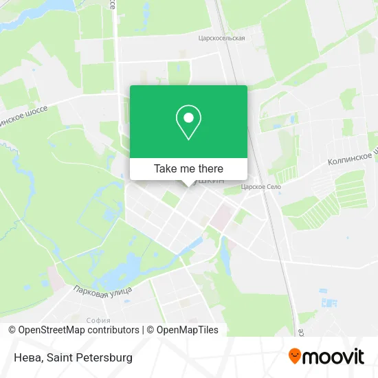 Нева map
