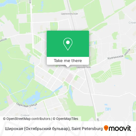 Широкая (Октябрьский бульвар) map