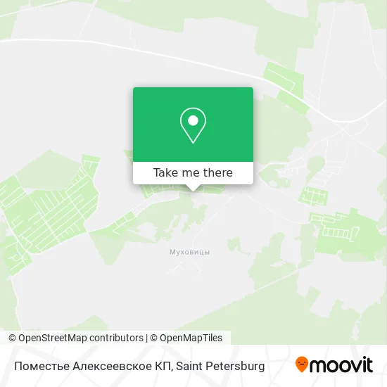 Поместье Алексеевское КП map