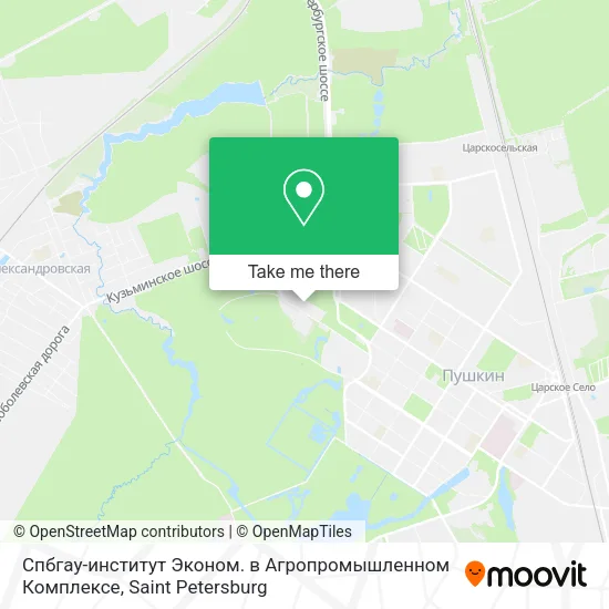 Спбгау-институт Эконом. в Агропромышленном Комплексе map
