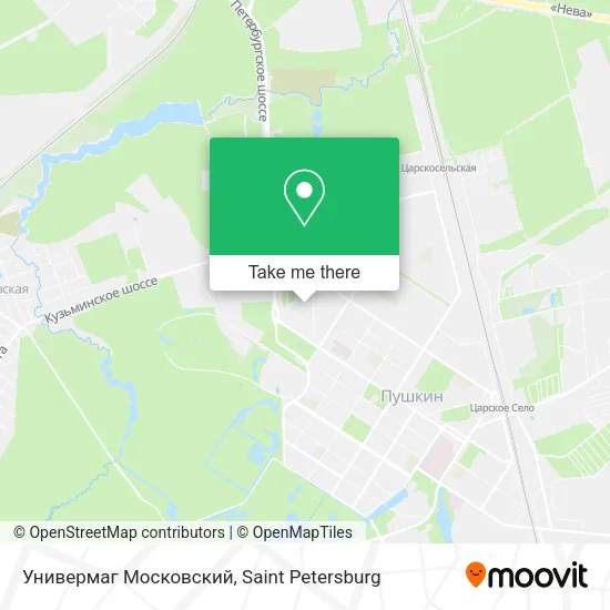 Универмаг Московский map