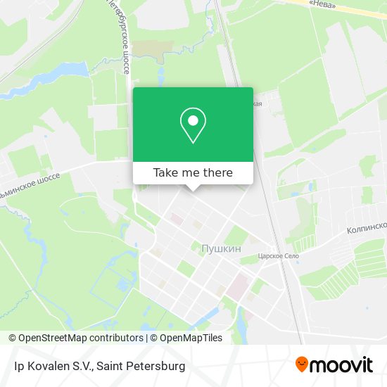 Ip Kovalen S.V. map