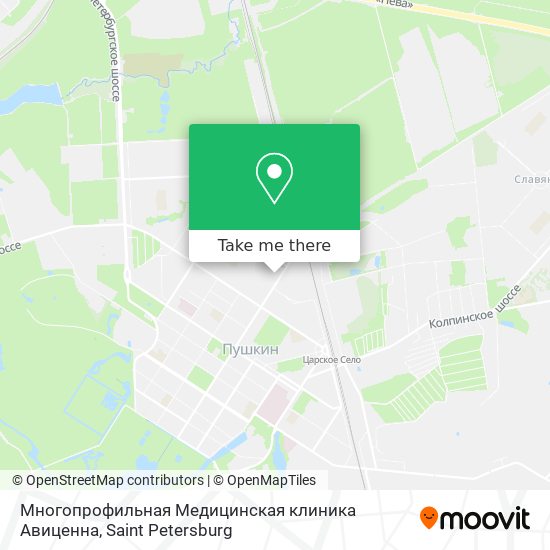 Многопрофильная Медицинская клиника Авиценна map