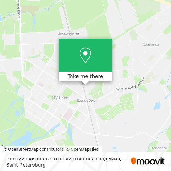 Российская сельскохозяйственная академия map