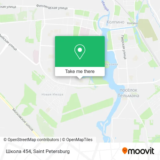 Школа 454 map