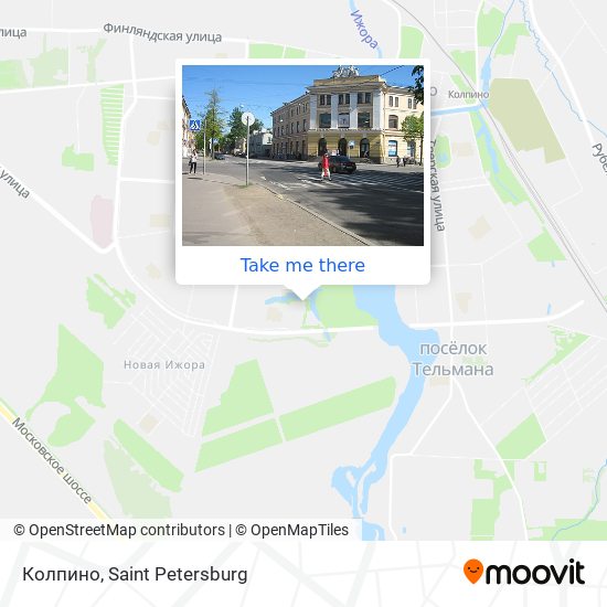 Колпино map
