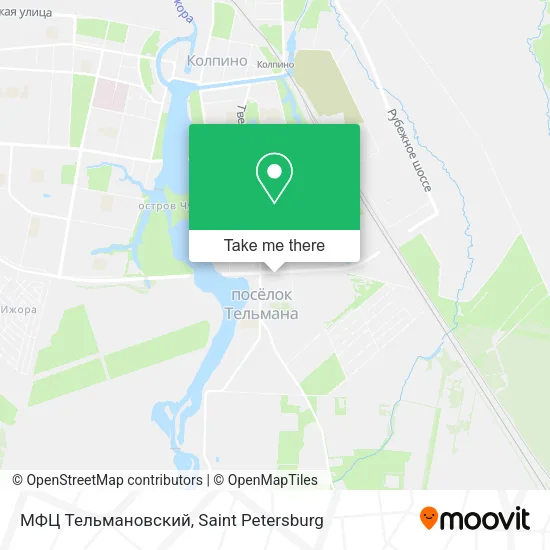 МФЦ Тельмановский map