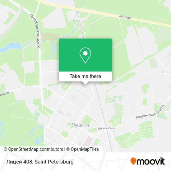 Лицей 408 map