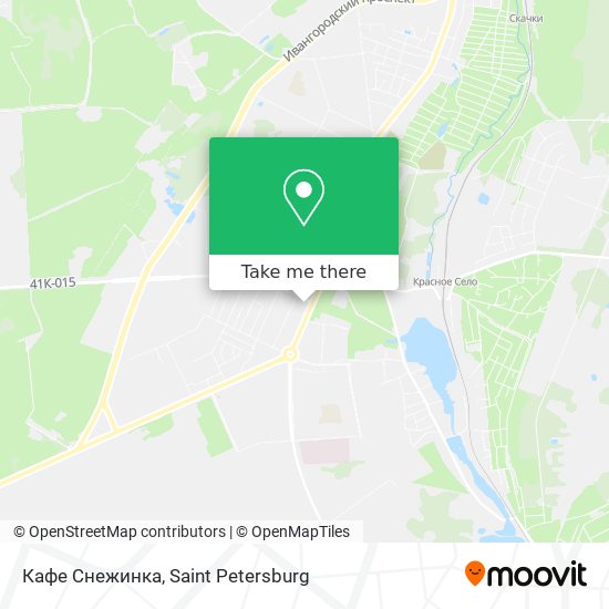 Кафе Снежинка map