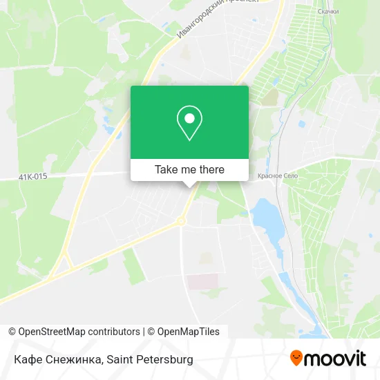 Кафе Снежинка map