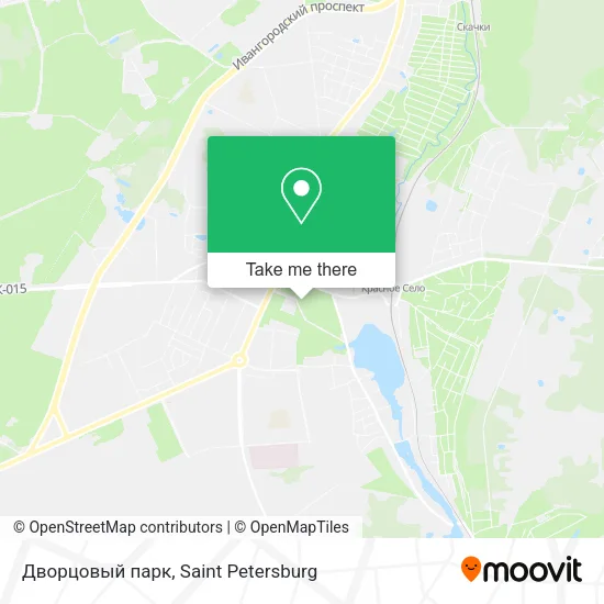 Дворцовый парк map