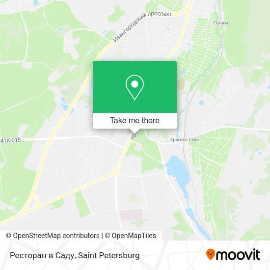 Ресторан в Саду map