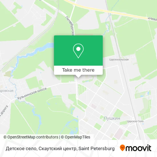 Детское село, Скаутский центр map
