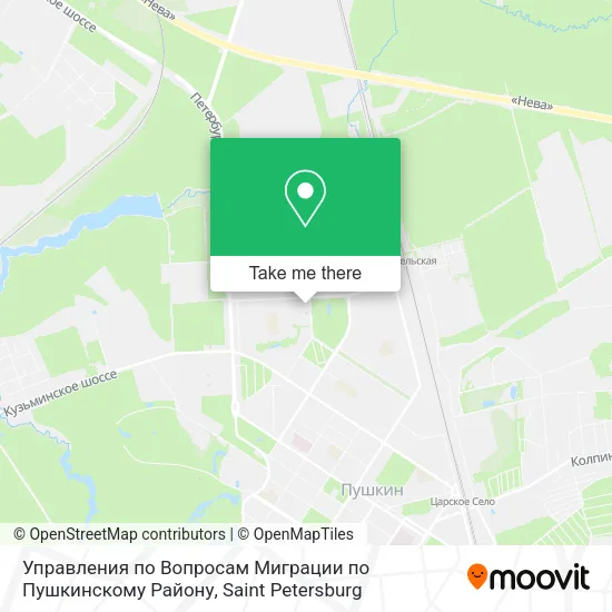 Управления по Вопросам Миграции по Пушкинскому Району map