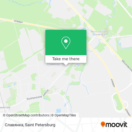 Славянка map