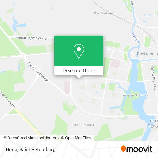 Нева map