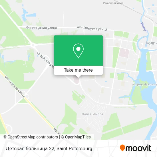 Детская больница 22 map