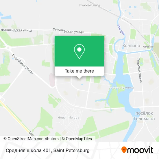 Средняя школа 401 map