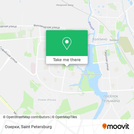 Озерки map