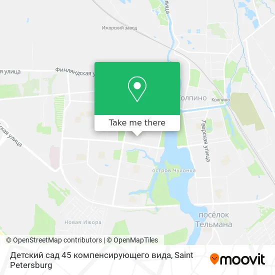 Детский сад 45 компенсирующего вида map