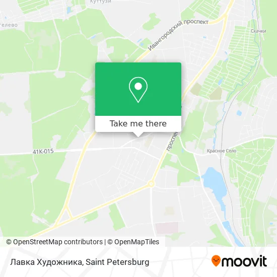 Лавка Художника map