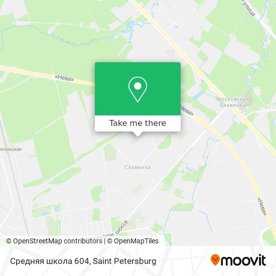 Средняя школа 604 map