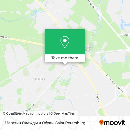 Магазин Одежды и Обуви map