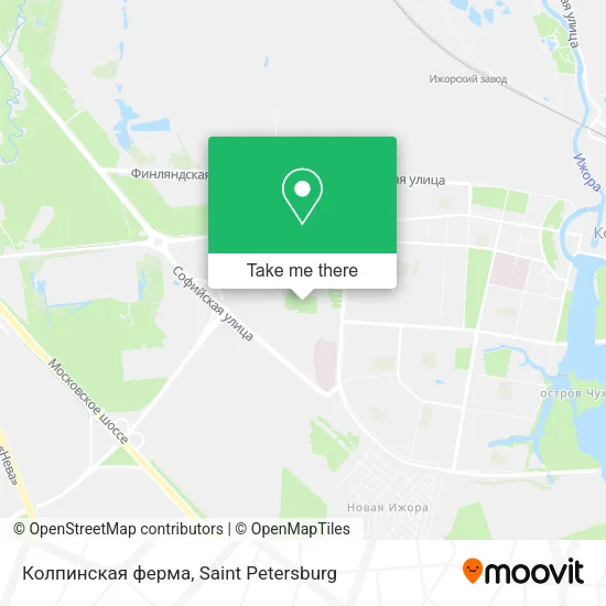 Колпинская ферма map