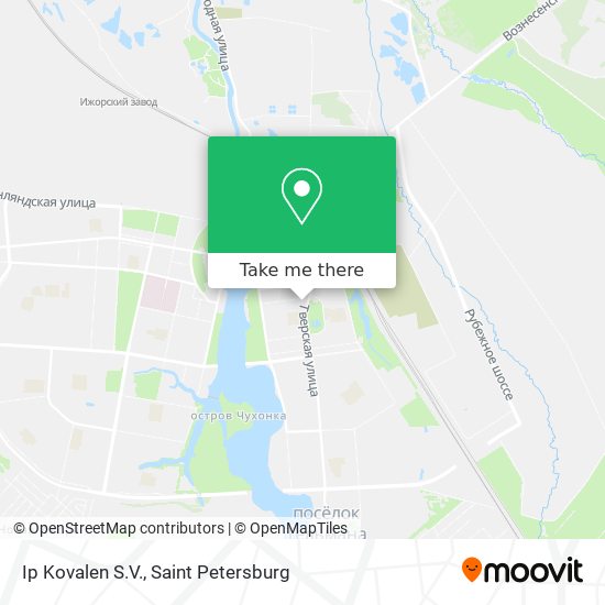 Ip Kovalen S.V. map