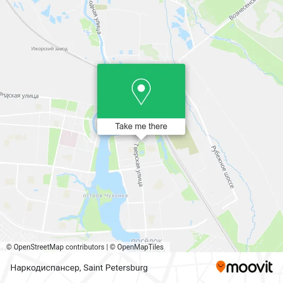 Наркодиспансер map