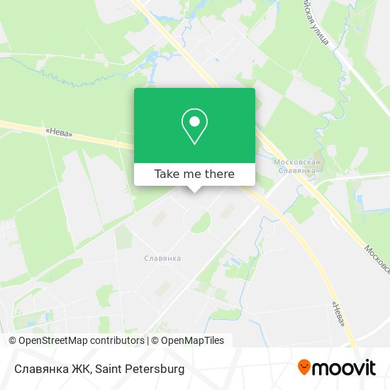 Славянка ЖК map