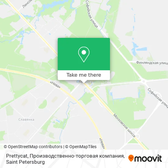 Prettycat, Производственно-торговая компания map