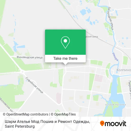 Шарм Ателье Мод Пошив и Ремонт Одежды map