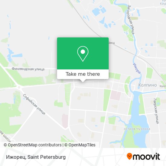 Ижорец map