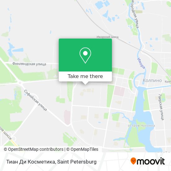 Тиан Ди Косметика map