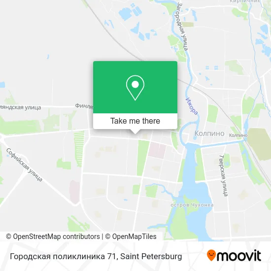 Городская поликлиника 71 map
