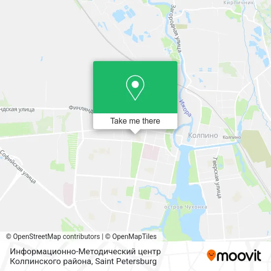 Информационно-Методический центр Колпинского района map