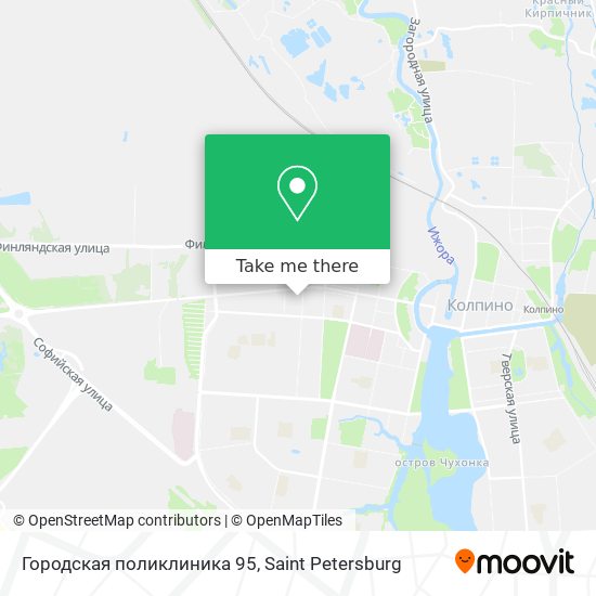 Городская поликлиника 95 map