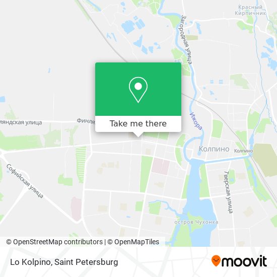 Lo Kolpino map