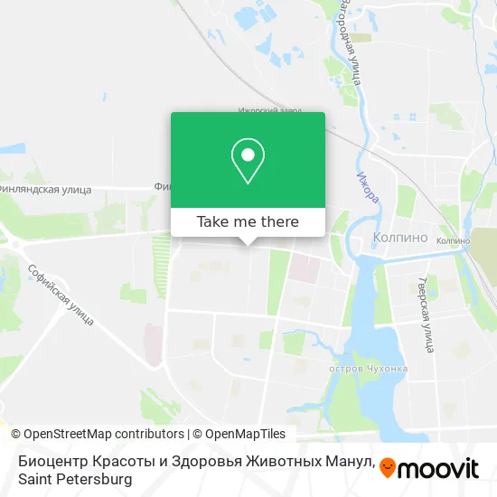 Биоцентр Красоты и Здоровья Животных Манул map