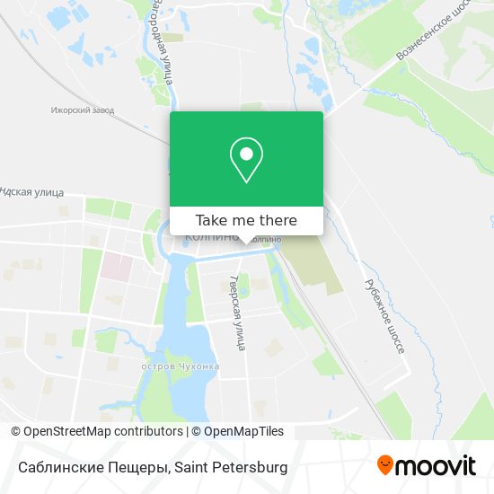 Саблинские Пещеры map
