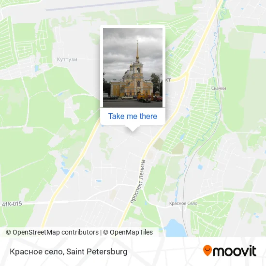 Красное село map