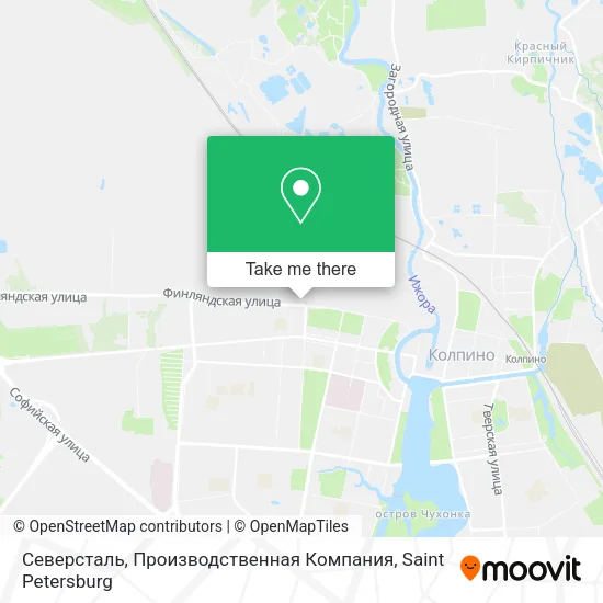Северсталь, Производственная Компания map