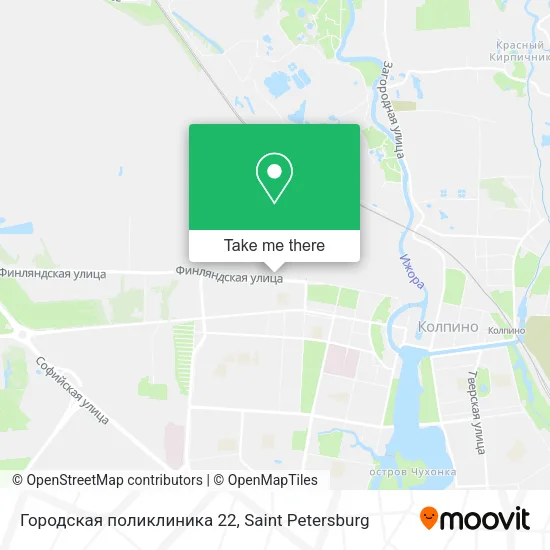 Городская поликлиника 22 map