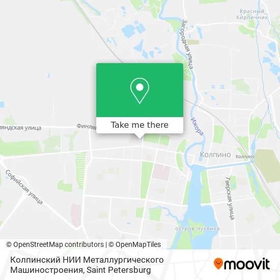 Колпинский НИИ Металлургического Машиностроения map