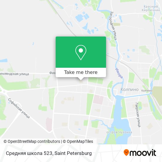 Средняя школа 523 map