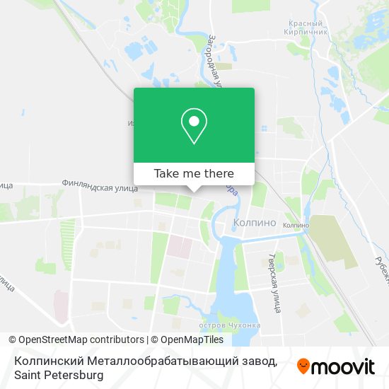 Колпинский Металлообрабатывающий завод map